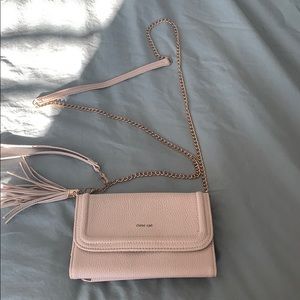 Small crossover purse with phone pocket